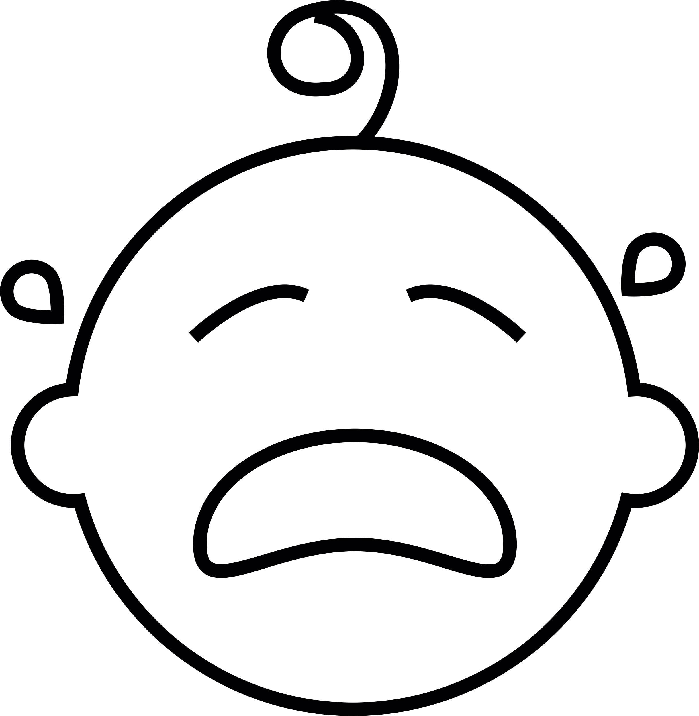Crying Baby Sketch Style Svg Vector Free Vectors